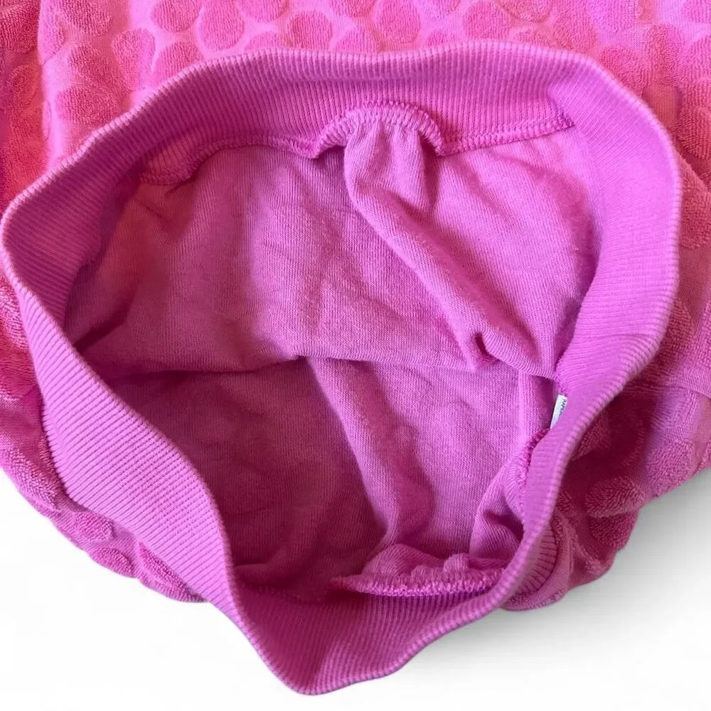 Old Navy Girls Pink Textured Puff Sleeve Sweatshirt | Size 3T